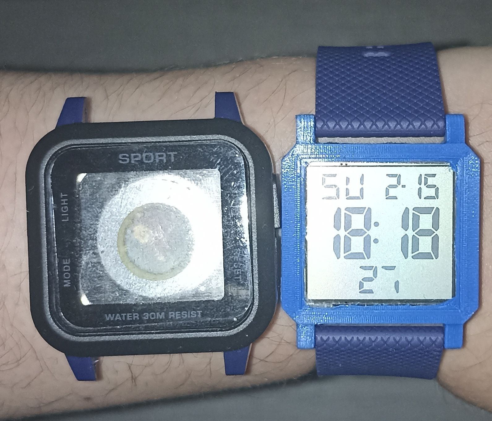 digital watch CAD design 3D print